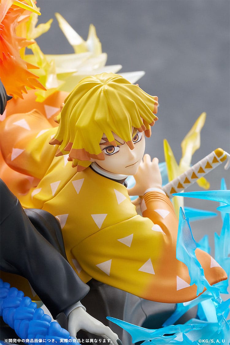Demon Slayer - Zenitsu Agatsuma & Kaigaku - Figur (Aniplex)