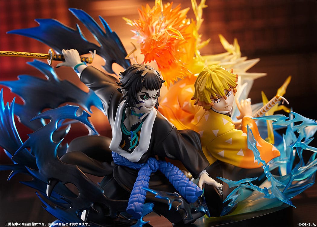 Demon Slayer - Zenitsu Agatsuma & Kaigaku - Figur (Aniplex)