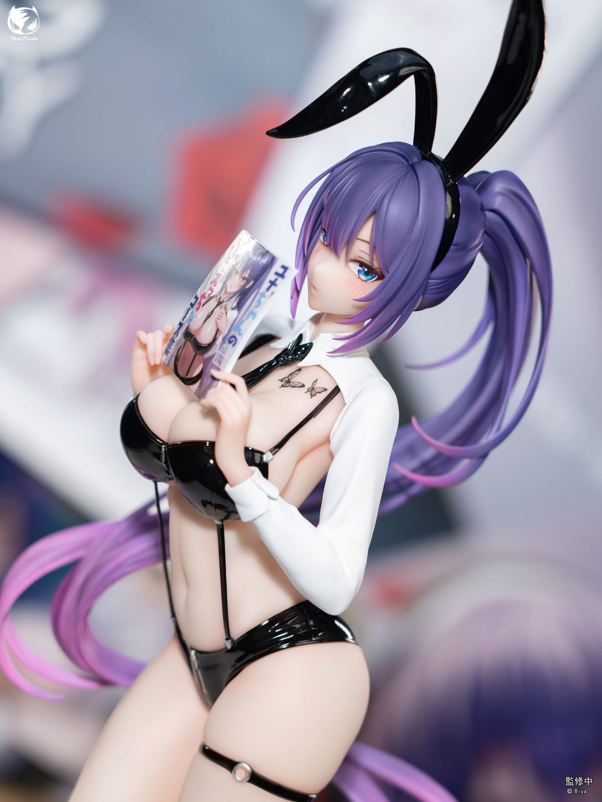 Origineel personage - Bunny Girl Yuna - illustratie door Biya Figure 1/4 (Bear Panda)