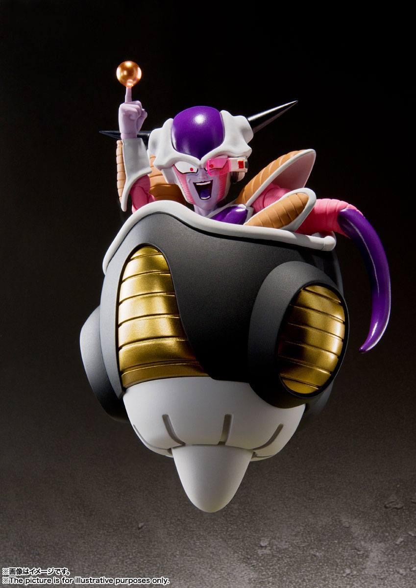 Dragon Ball Z - Frieza Primera Forma y Frieza Pod - S.H. Figuarts figura (Bandai)