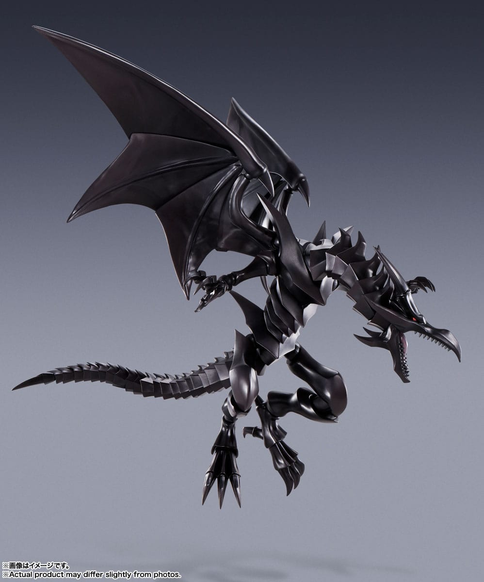 Yu-Gi-Oh! Duel Monsters - Rotäugiger Schwarzer Drache / Red-Eyes-Black Dragon - S.H. MonsterArts Figur (Bandai)