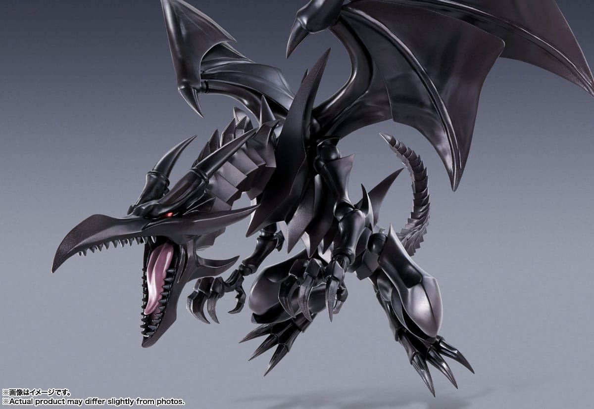 Yu-Gi-Oh! Duel Monsters - Rotäugiger Schwarzer Drache / Red-Eyes-Black Dragon - S.H. MonsterArts Figur (Bandai)