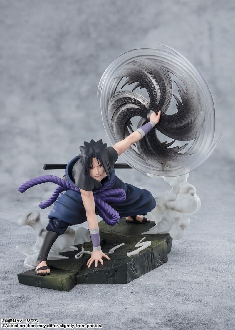 Naruto Shippuden - Sasuke Uchiha - The Light & Dark of the Mangekyo Sharingan - FiguartsZero Extra Battle Figur (Bandai)