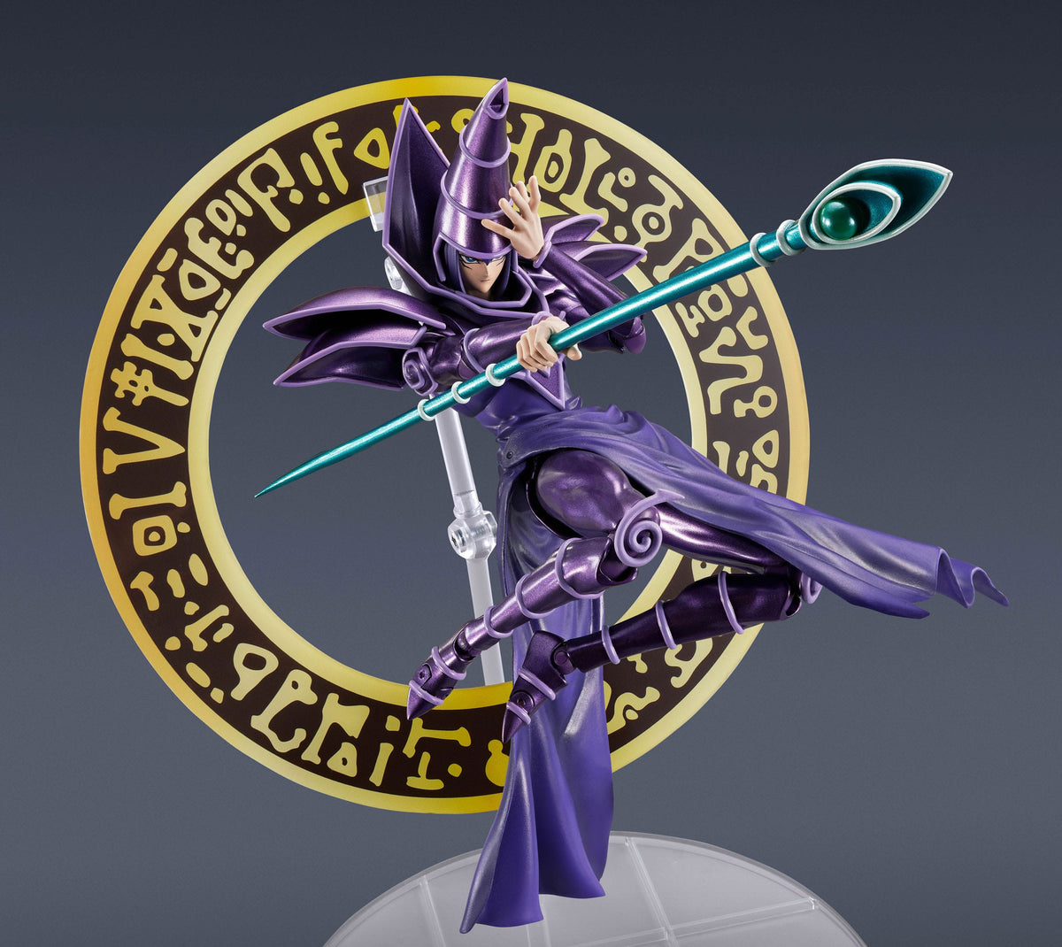 Yu-Gi-Oh! - Mago Nero/Oscuro (Mago Oscuro) - S.H. MonsterArts Azione figura (Bandai)