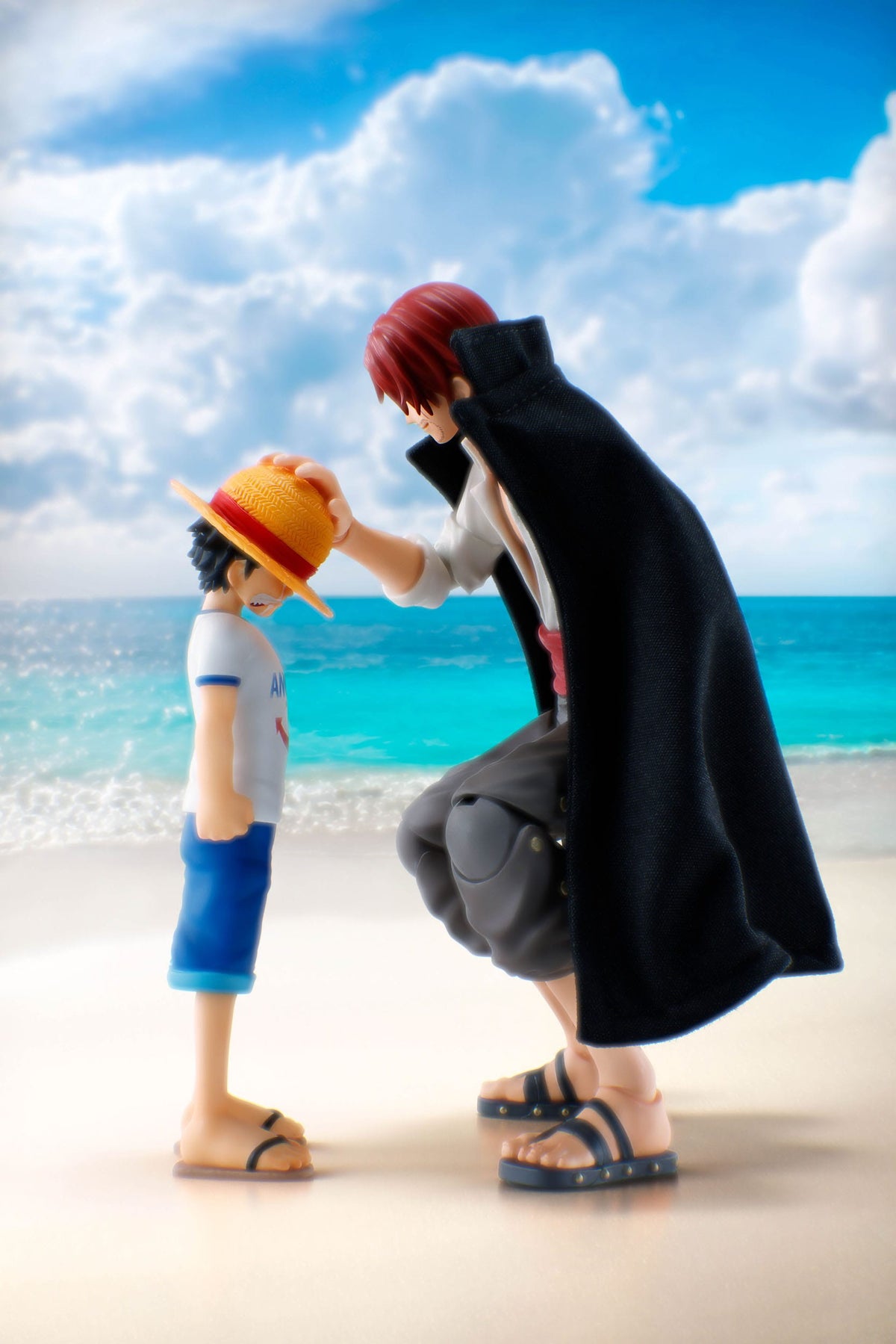 One Piece - Monkey D. Ruffy & Shanks - Childhood S.H. Figuarts Figuren 2er-Set (Bandai)