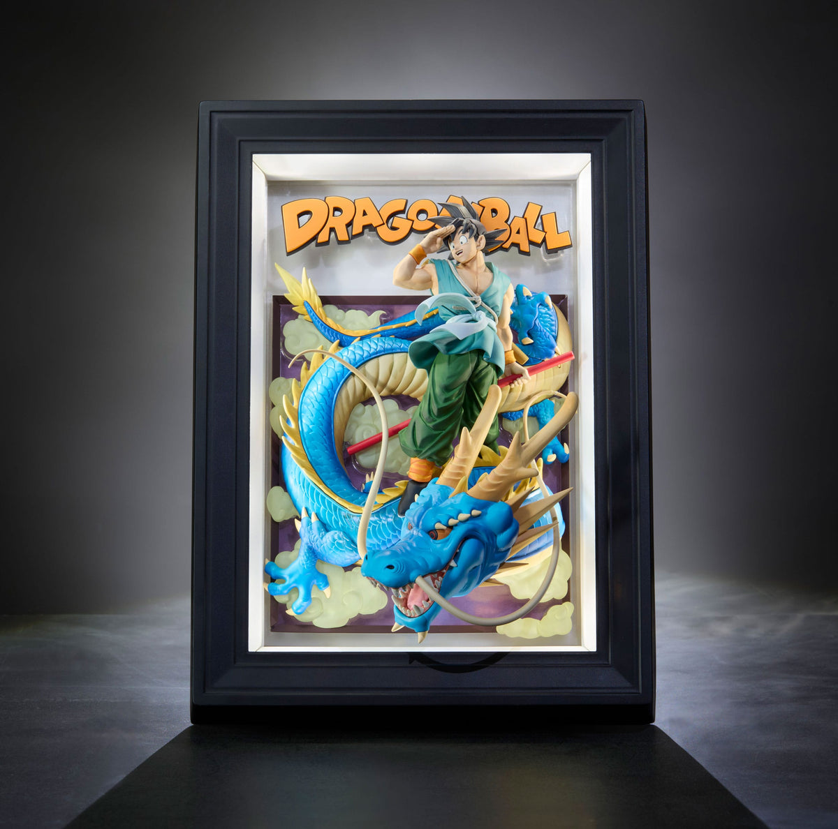 Dragon Ball Z - Son Goku & Dragon - Tamashii Art 3D Relief-Bild Figur (Bandai)