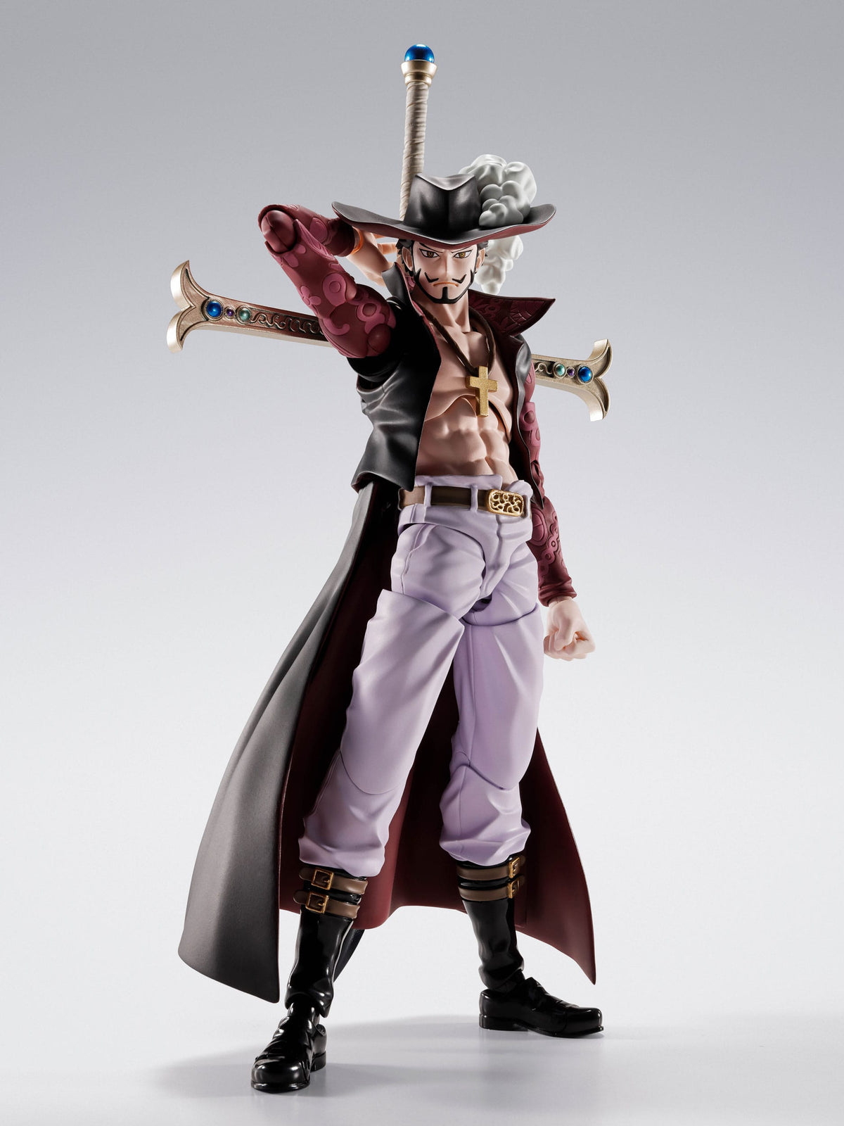 One Piece - Dracule Mihawk (Hawk Eyes) - S.H. Figuarts Figur (Bandai)