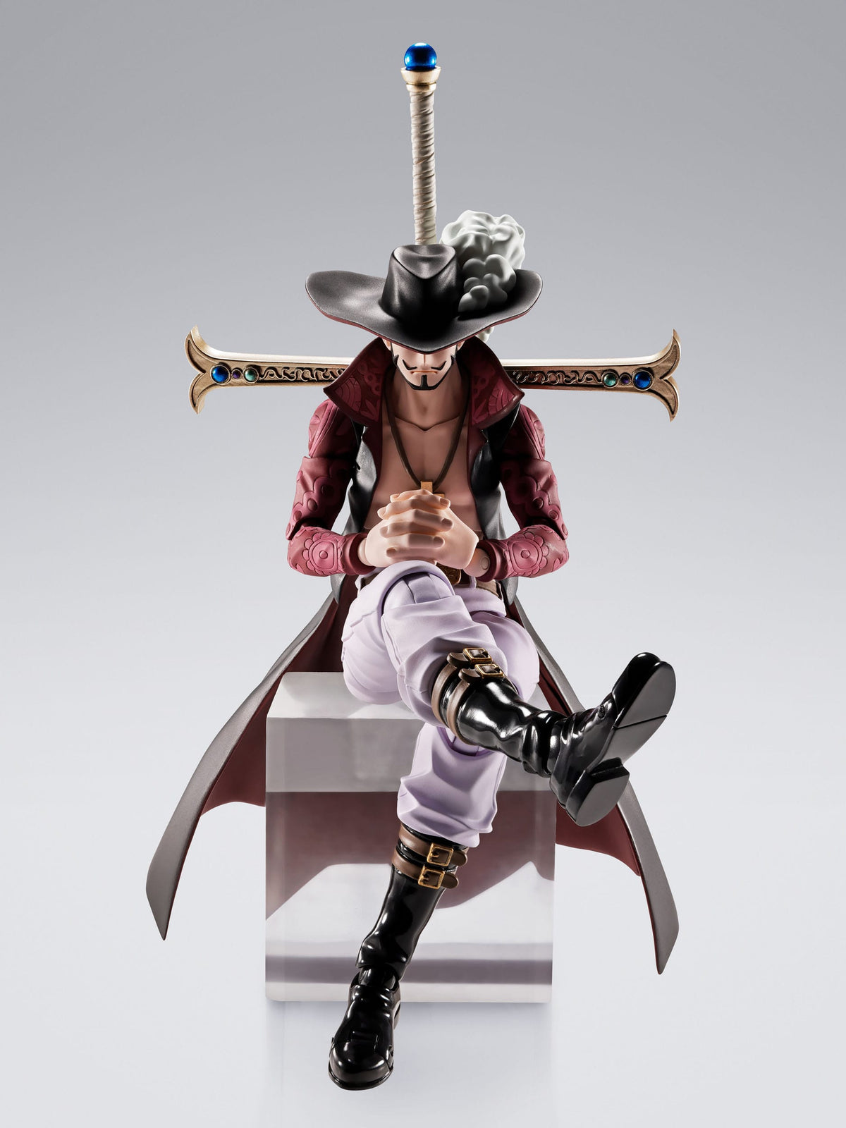 One Piece - Dracule Mihawk (Hawk Eyes) - S.H. Figuarts Figur (Bandai)
