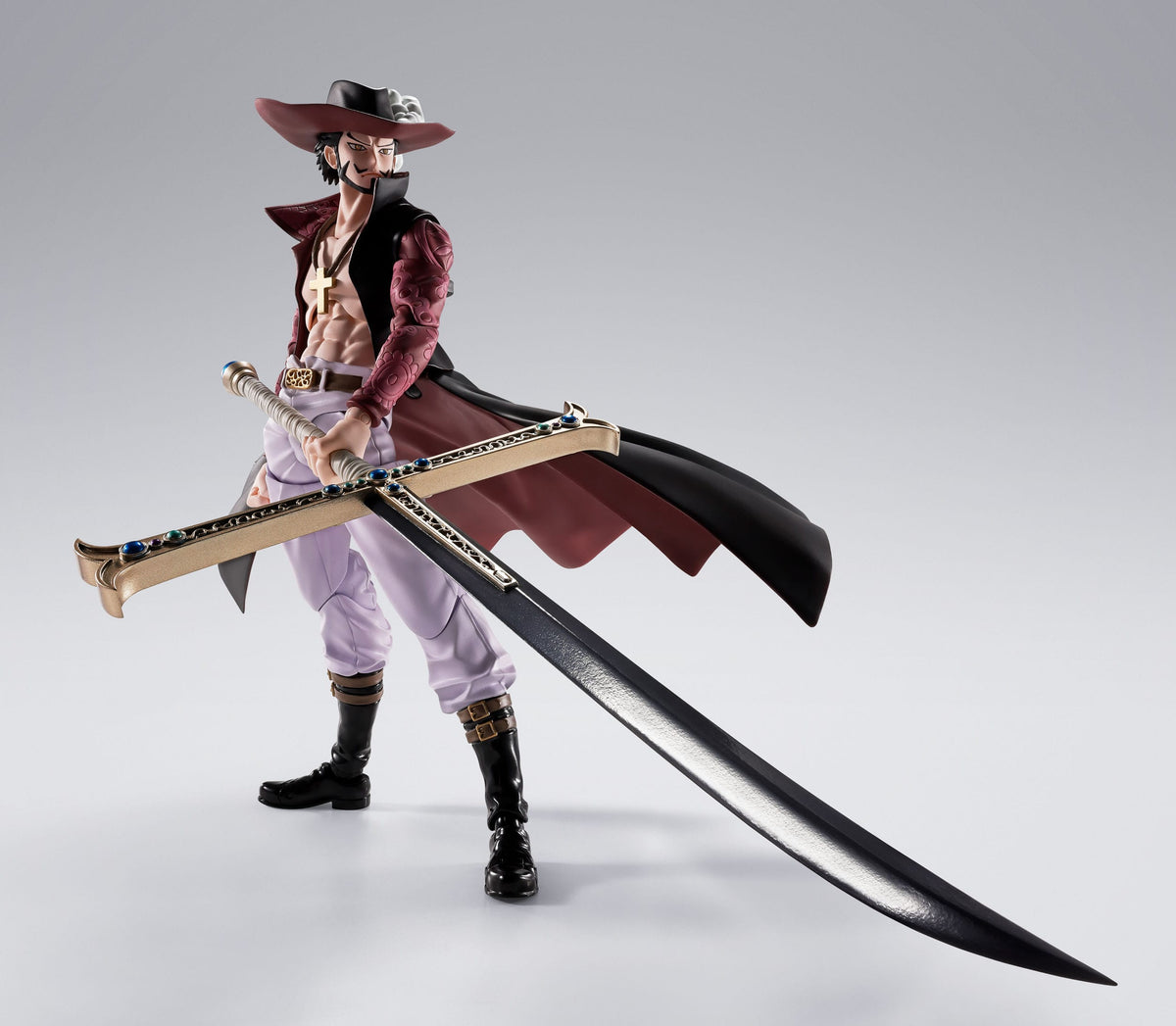 One Piece - Dracule Mihawk (Hawk Eyes) - S.H. Figuarts Figur (Bandai)