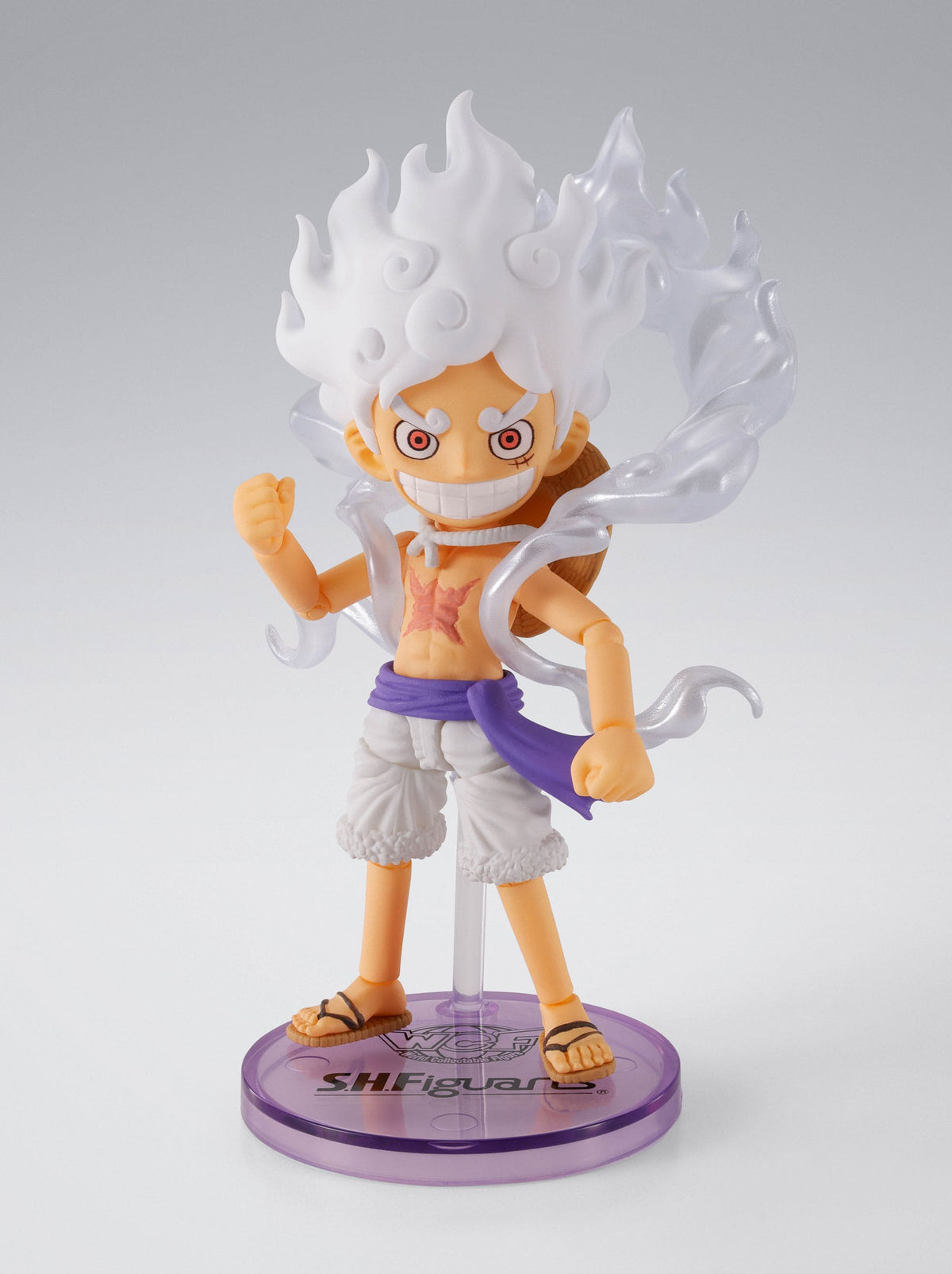 One Piece - Monkey D. Ruffy - Gear 5 - World Collactable Figures x S.H. Figuarts Figur (Bandai)