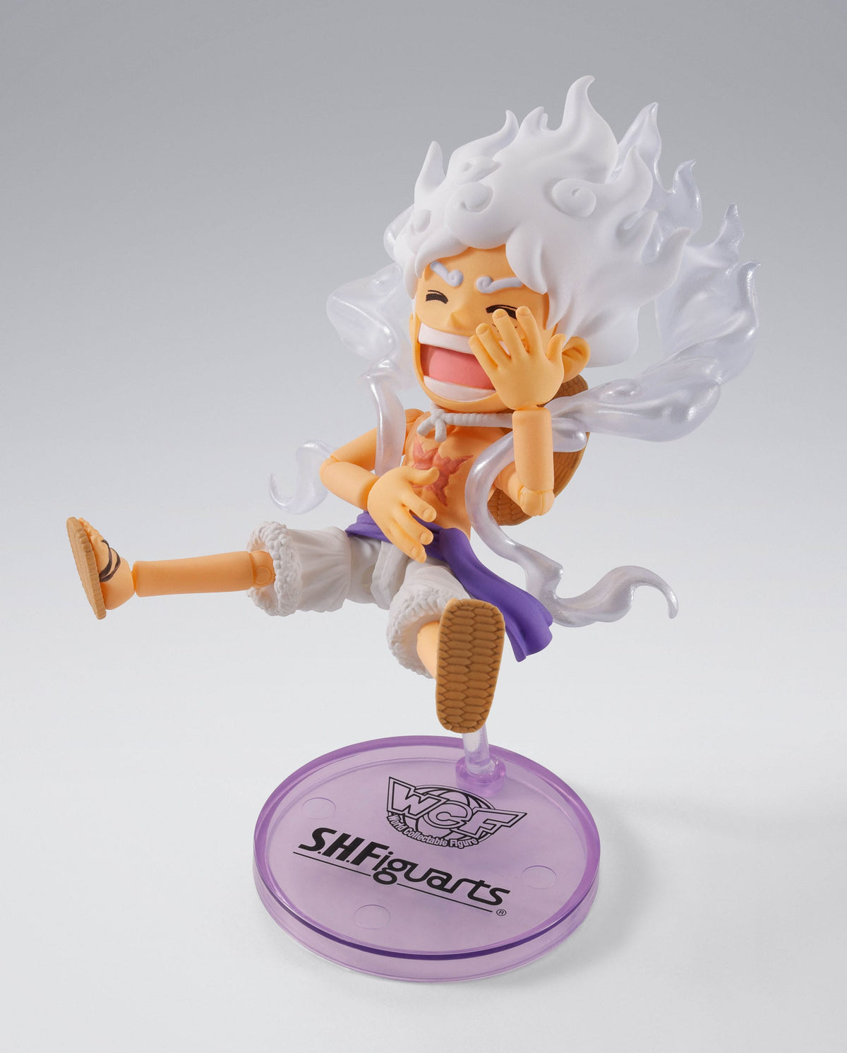 One Piece - Monkey D. Ruffy - Gear 5 - World Collactable Figures x S.H. Figuarts Figur (Bandai)