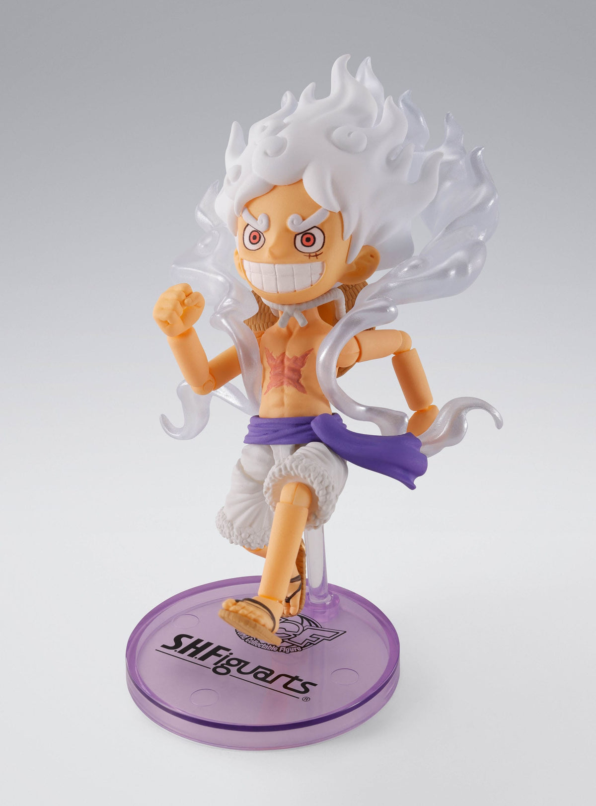 One Piece - Monkey D. Ruffy - Gear 5 - World Collactable Figures x S.H. Figuarts Figur (Bandai)