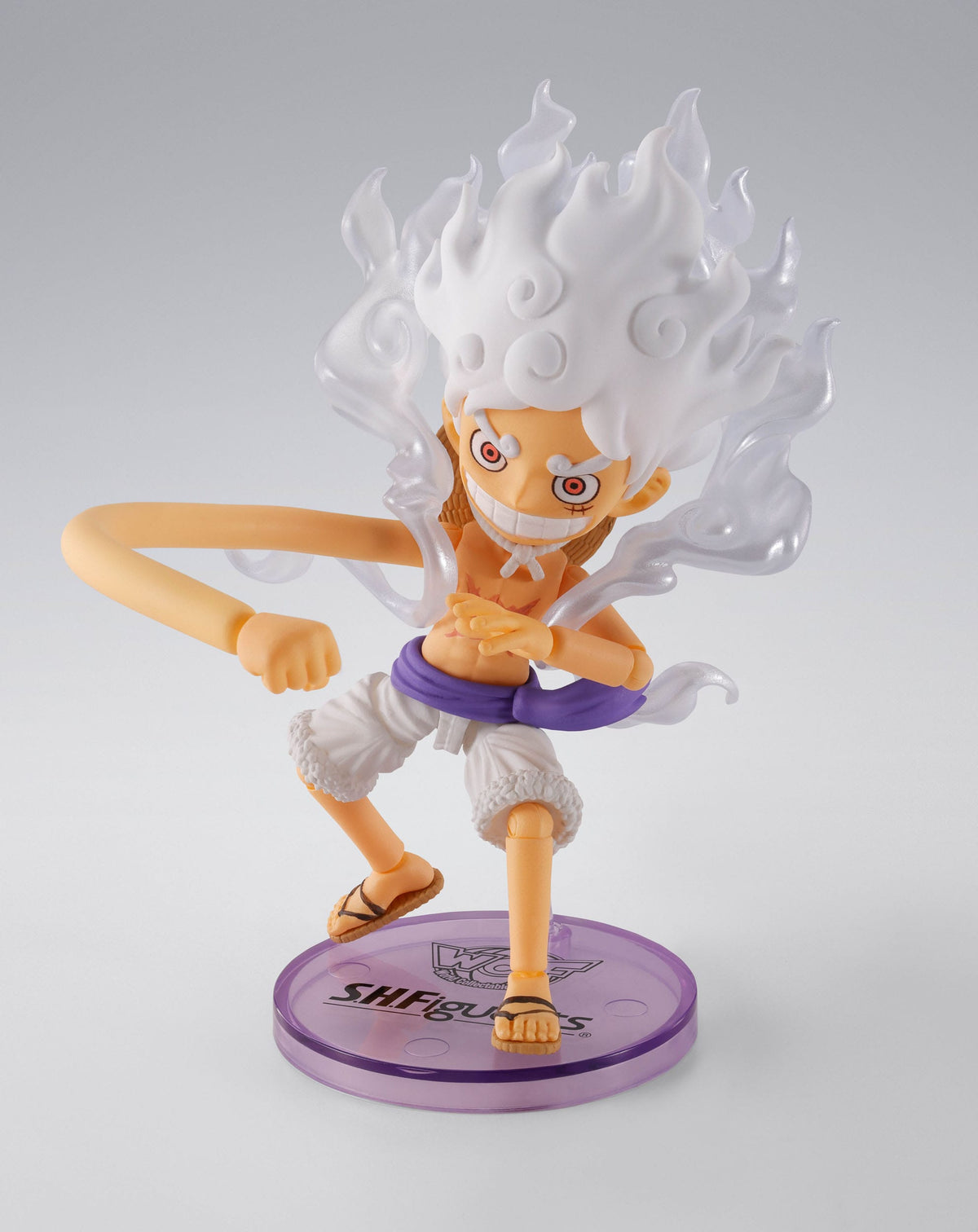 One Piece - Monkey D. Ruffy - Gear 5 - World Collactable Figures x S.H. Figuarts Figur (Bandai)