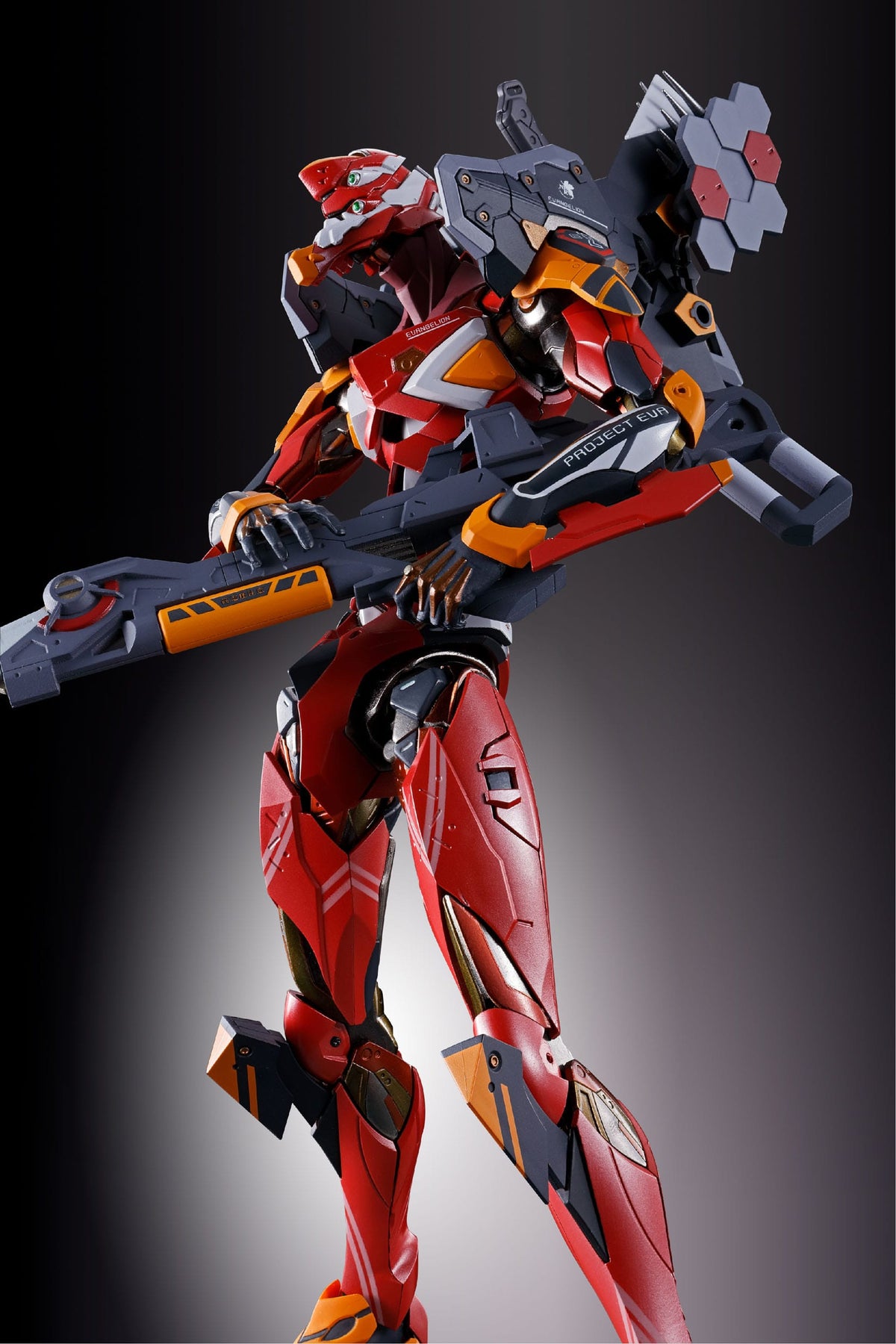 Neon Genesis Evangelion - Eva -02 / Evangelion Unit -02 - 30th with the Spear of Gaius - Metal Build Diecast Action-figure (Bandai)