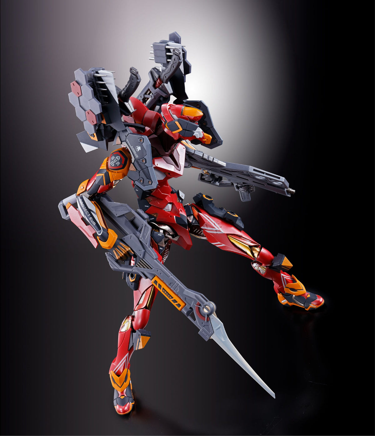 Neon Genesis Evangelion - Eva -02 / Evangelion Unit -02 - 30th with the Spear of Gaius - Metal Build Diecast Action-figure (Bandai)