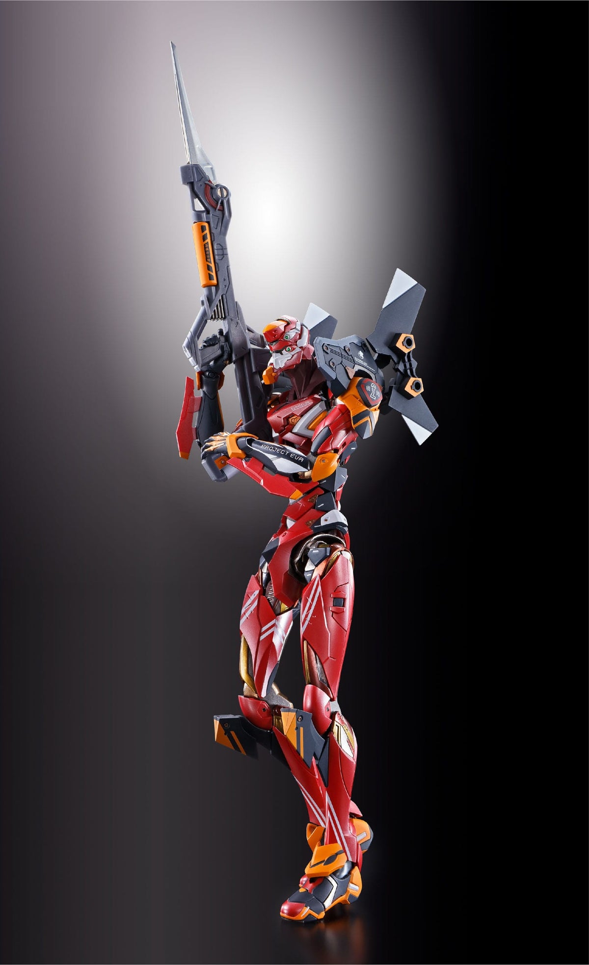 Neon Genesis Evangelion - Eva -02 / Evangelion Unit -02 - 30th with the Spear of Gaius - Metal Build Diecast Action-figure (Bandai)