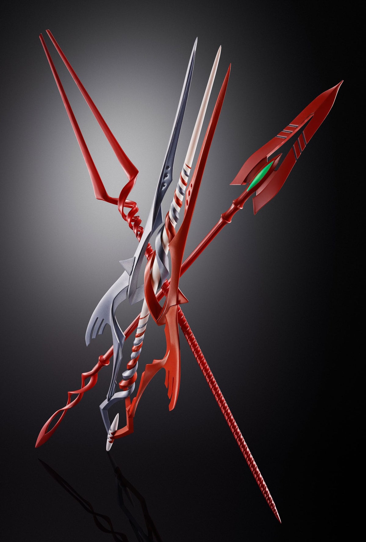 Neon Genesis Evangelion - Spears Set for Eva - 30th with the Spear Another Color - Metal Build accessory set (Bandai)