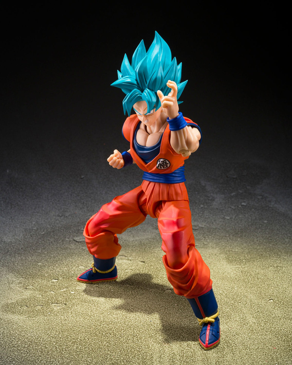 Dragon Ball Super - Super Saiyan God Super Son Guko - Blue Power Transcending Limits S.H. Figuarts Figur (Bandai)