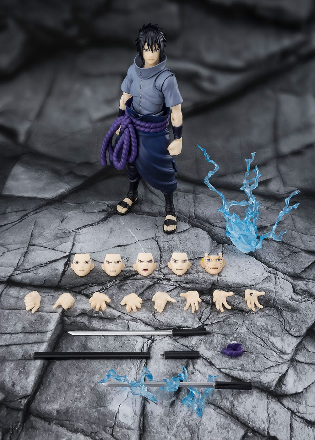 Naruto - Sasuke Uchiha - Solitary Shinobi - S.H. Figuarts Figur (Bandai)