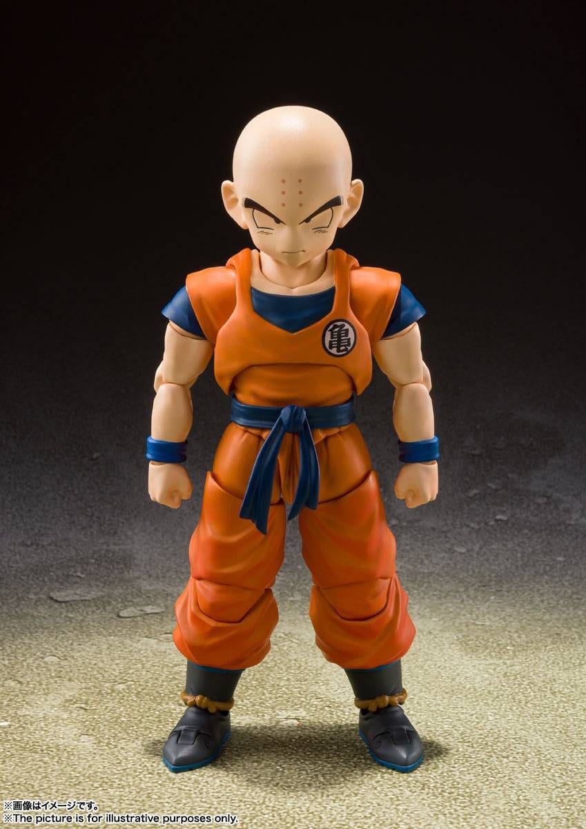 Dragon Ball Z - Krillin - Earth's Strongest Man - S.H. Figuarts Figur (Bandai)