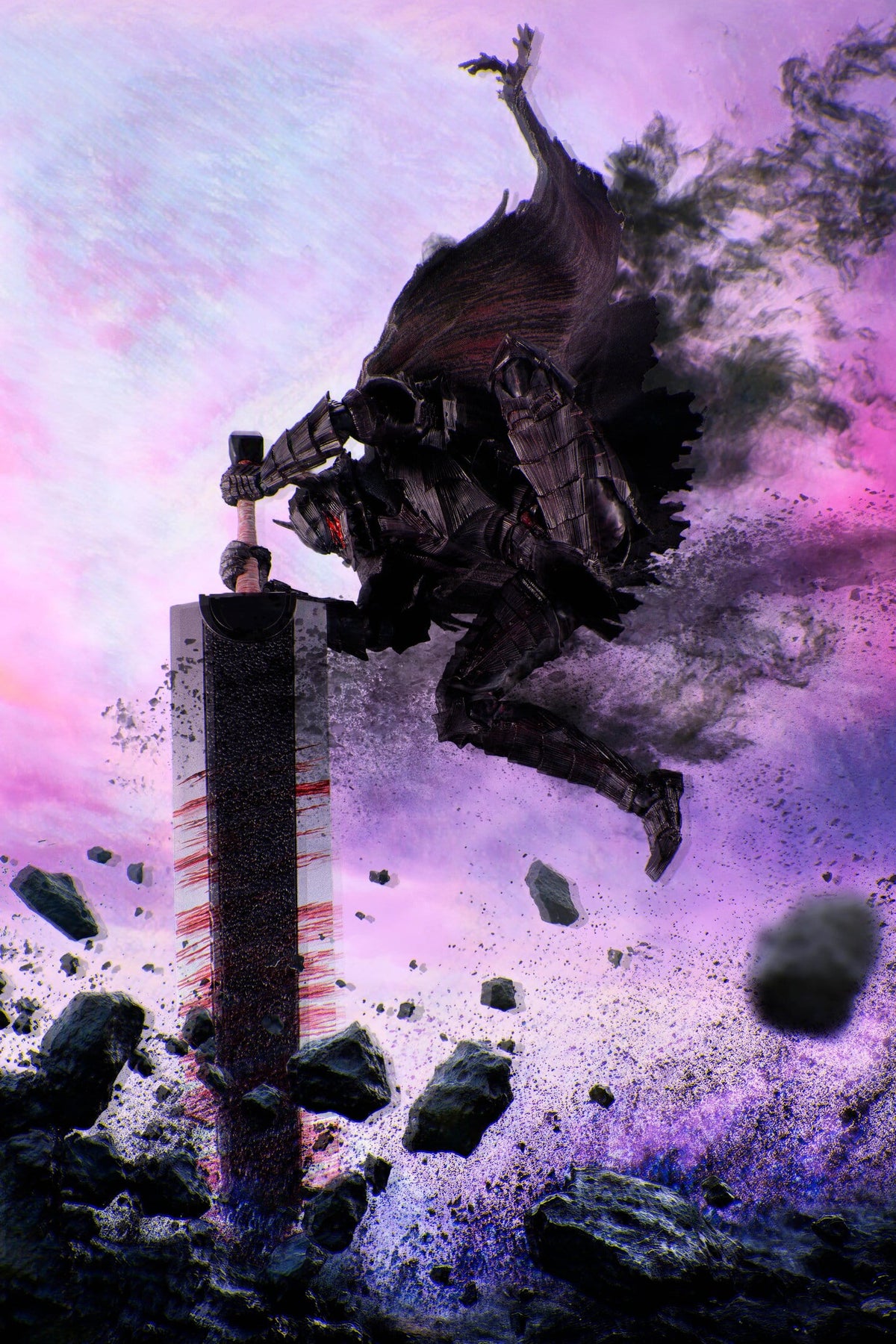 Berserk - Guts - Berserker Armor - Heat of Passion Battle Ver. - S.H. Figuarts Figur (Bandai)