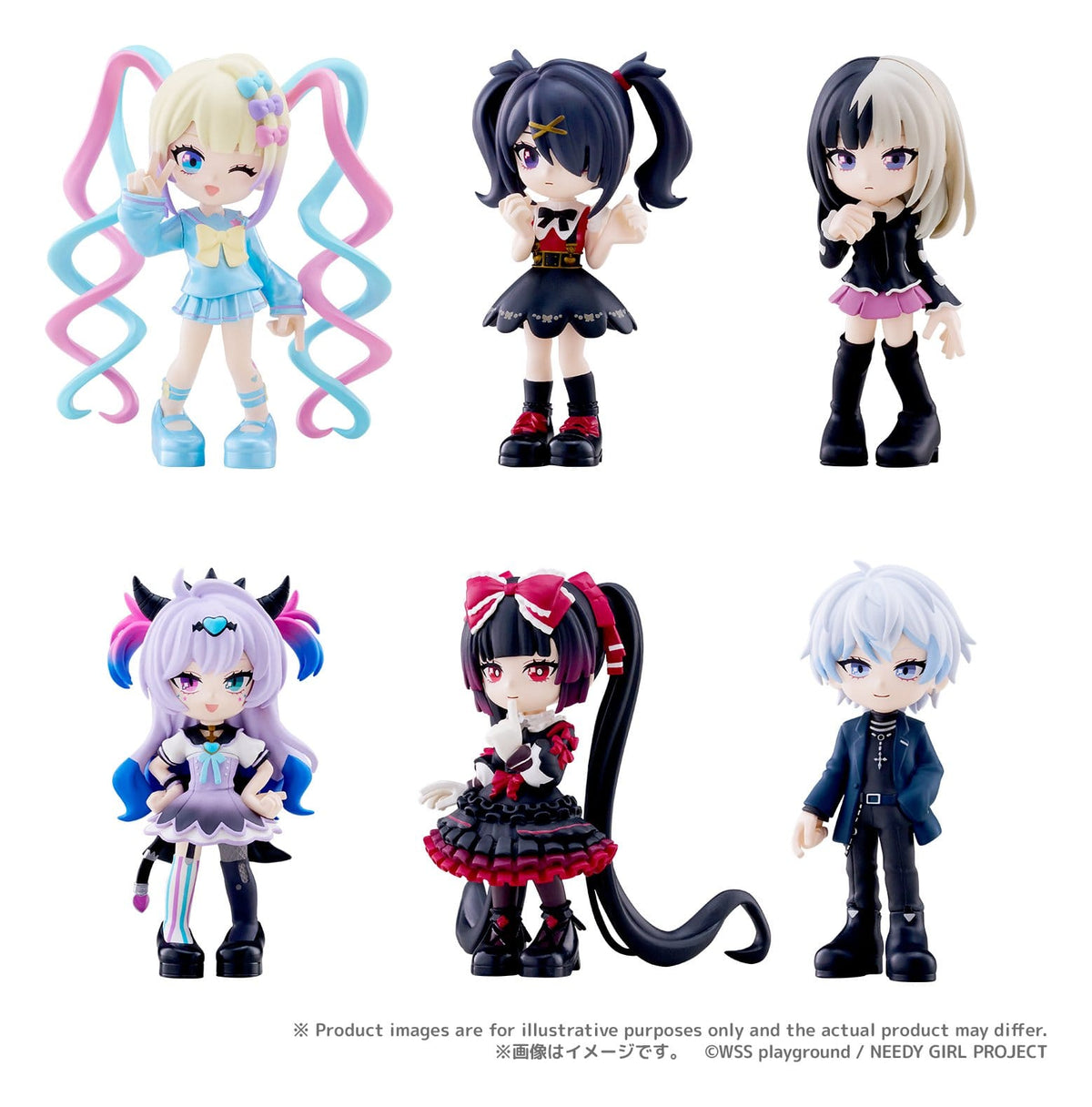 Needy Girl Overdose - PalVerse Mini Figuren Blind Box Display (6 Figuren) (Bushiroad)