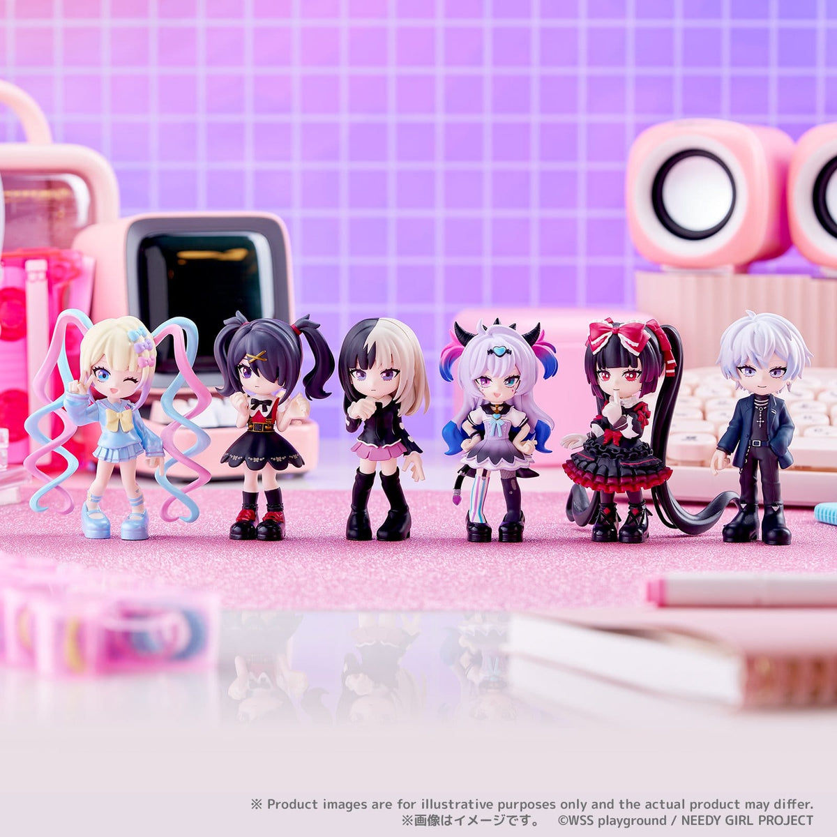 Needy Girl Overdose - PalVerse Mini Figuren Blind Box Display (6 Figuren) (Bushiroad)