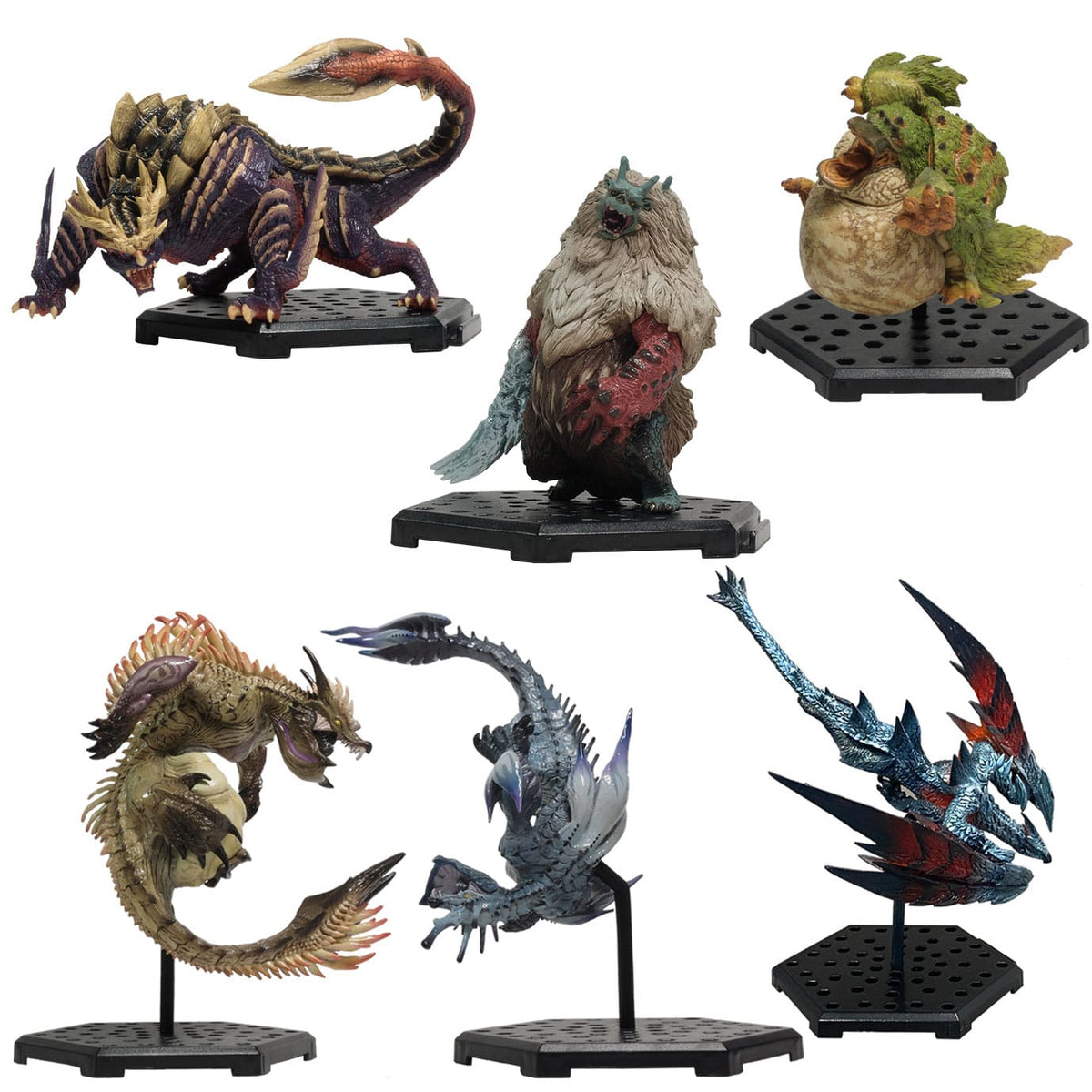 Monster Hunter - The Best Selection Vol.19 (6 pieces) - Figure Builder Trading Figures Standard Model Plus (Capcom)