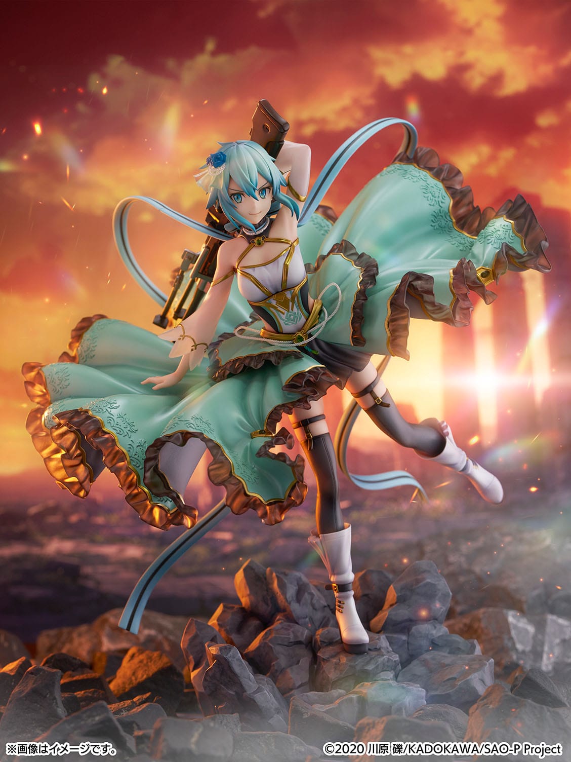 Sword Art Online - Sinon - Crystal Dress - Shibuya Scramble figure 1/7 (eStream)