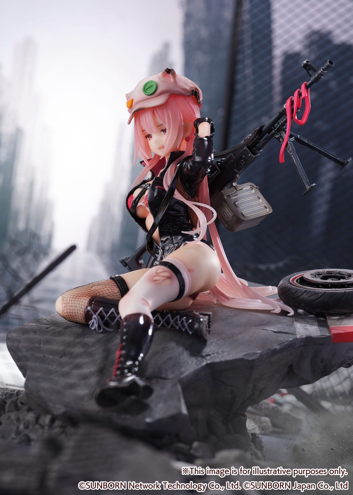 Prima linea femminile - UKM-2000 Gale Lightning - Scramble Shibuya ferito figura 1/7 (eStream)