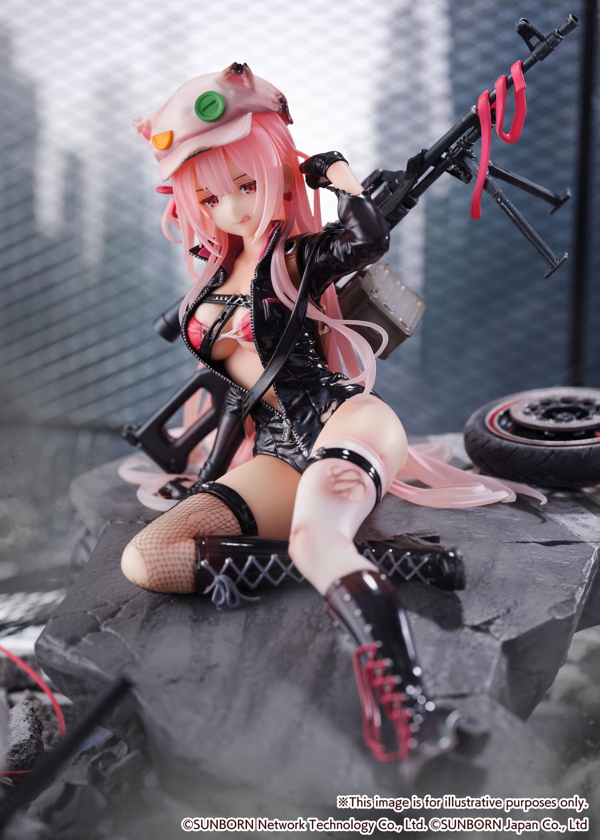 Prima linea femminile - UKM-2000 Gale Lightning - Scramble Shibuya ferito figura 1/7 (eStream)