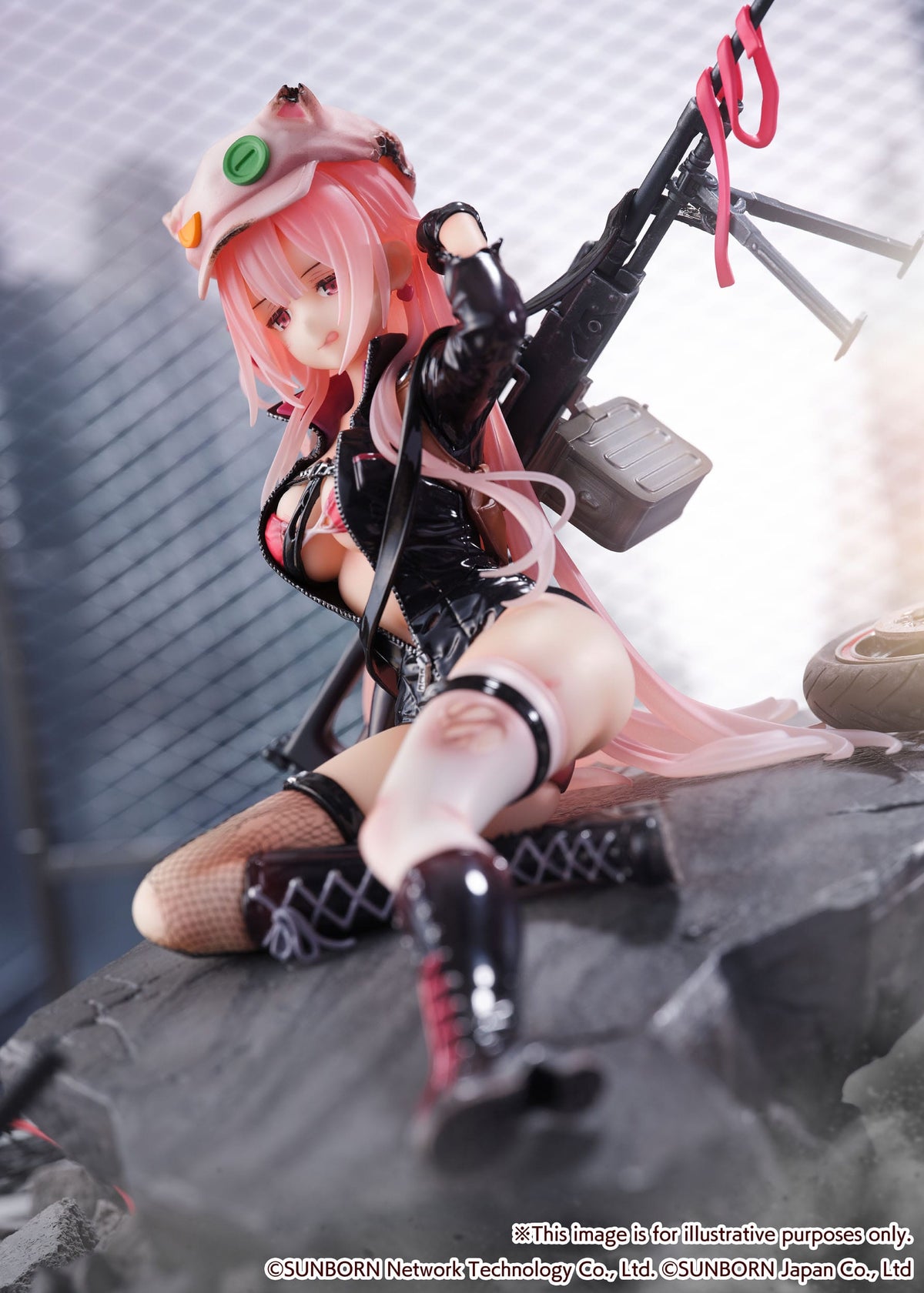 Prima linea femminile - UKM-2000 Gale Lightning - Scramble Shibuya ferito figura 1/7 (eStream)