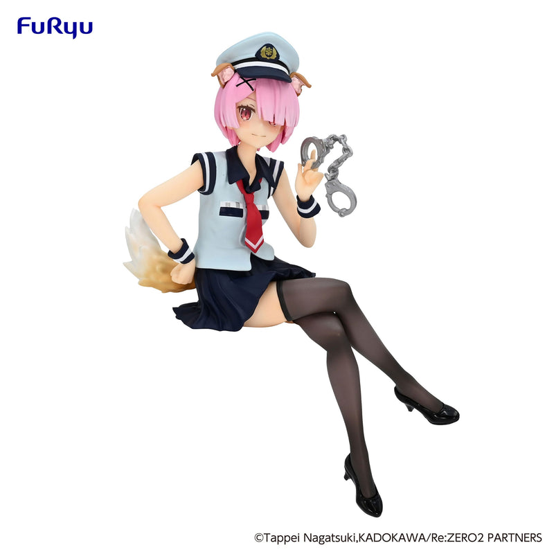 Re: Zero - RAM - Police Officer Cap With Dog Ears Nootle Stopper Figure (FuryU)