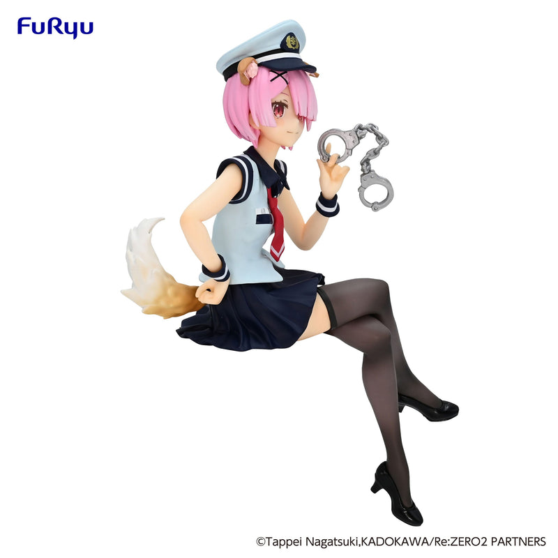 Re:Zero - Ram - Police Officer Cap with Dog Ears Noodle Stopper Figur (Furyu)