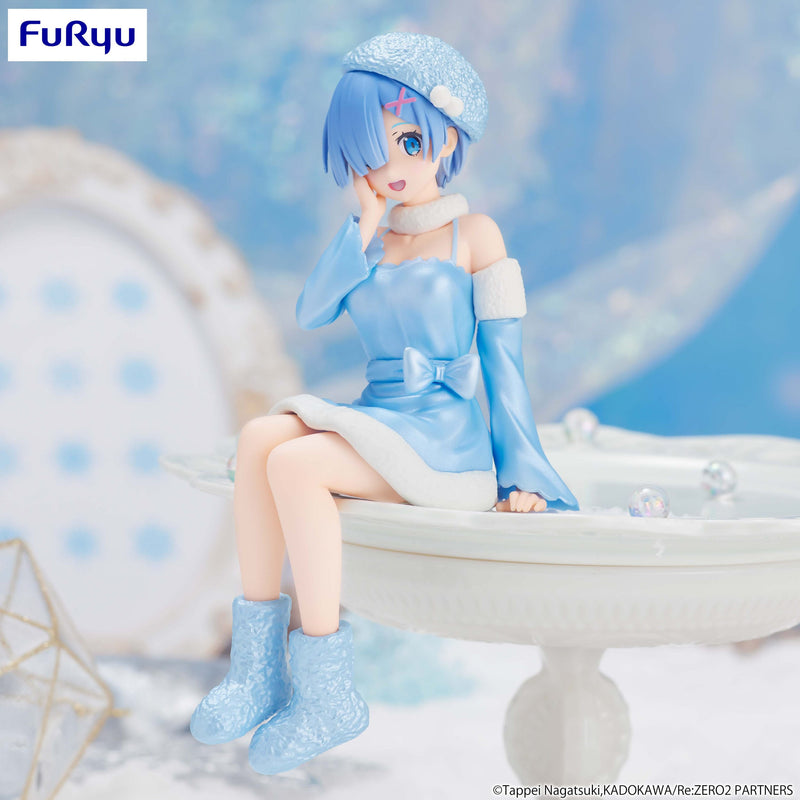 Re: Zero - rem - Pearl Color Snow Princess Nootle Stopper Figure (FuryU)