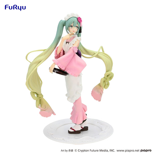 Hatsune Miku - Exceed Creative Figur - Matcha Green Tea Parfait Cherry Blossom Ver. (Furyu)