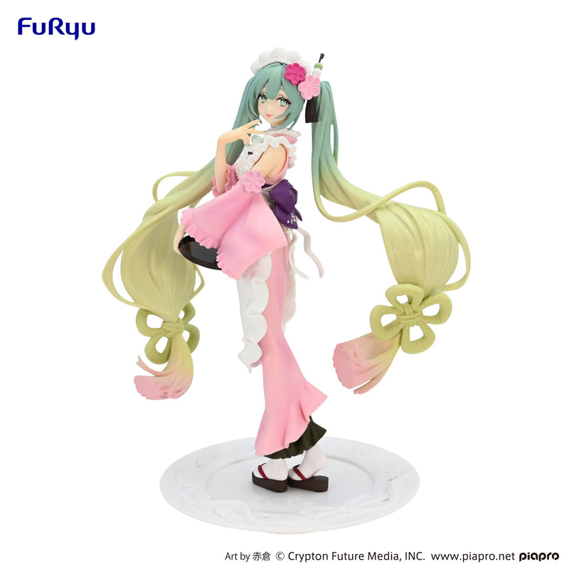 Hatsune Miku - Extred Creative Figure - Matcha Green Tea Parfait Cherry Blossom Ver. (Furyu)