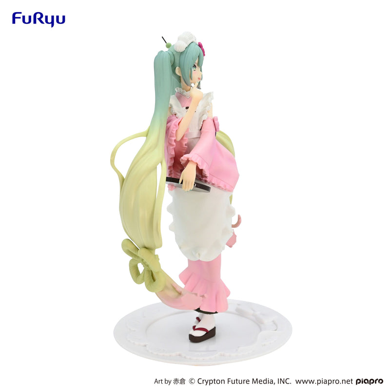 Hatsune Miku - Exceed Creative Figur - Matcha Green Tea Parfait Cherry Blossom Ver. (Furyu)