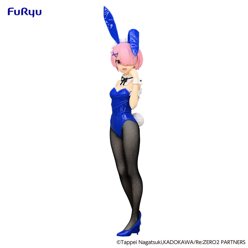 Re:Zero - Ram - BiCute Bunnies Figur Blue Color Ver. (Furyu)