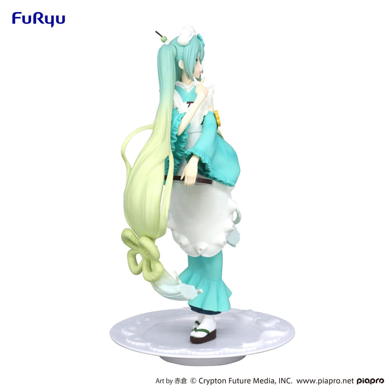 Hatsune Miku - Exceed Creative Figur - Matcha Green Tea Parfait Mint Figur (Furyu)