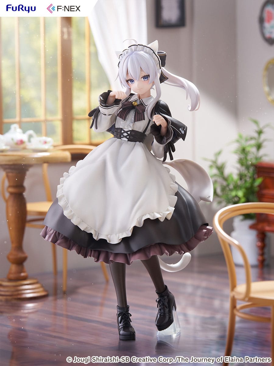 Wandering Witch: The Journey of Elaina - Elaina - Cat Ear Cafe F:NEX Figur 1/7 (Furyu)