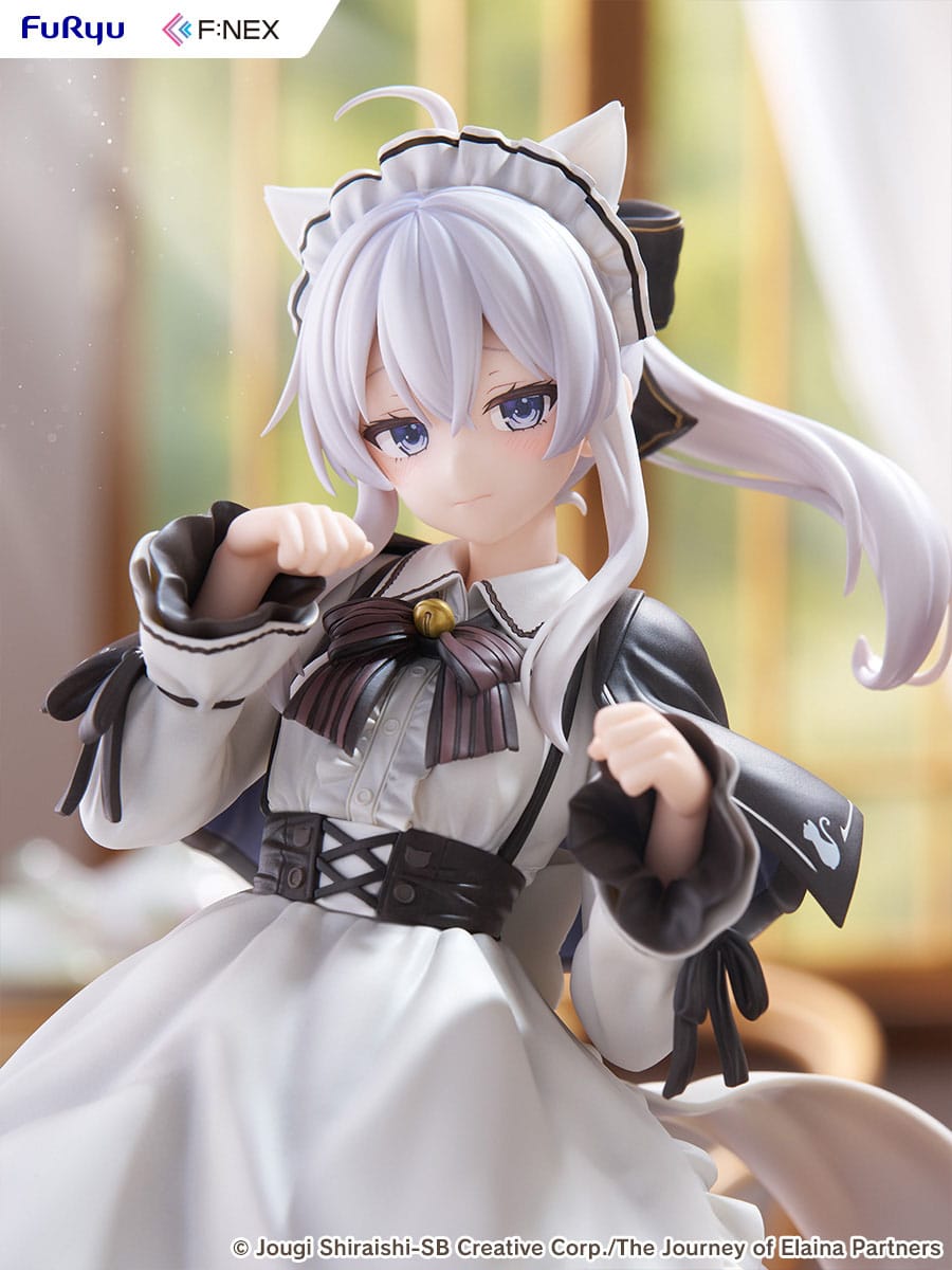 Wandering Witch: The Journey of Elaina - Elaina - Cat Ear Cafe F:NEX Figur 1/7 (Furyu)