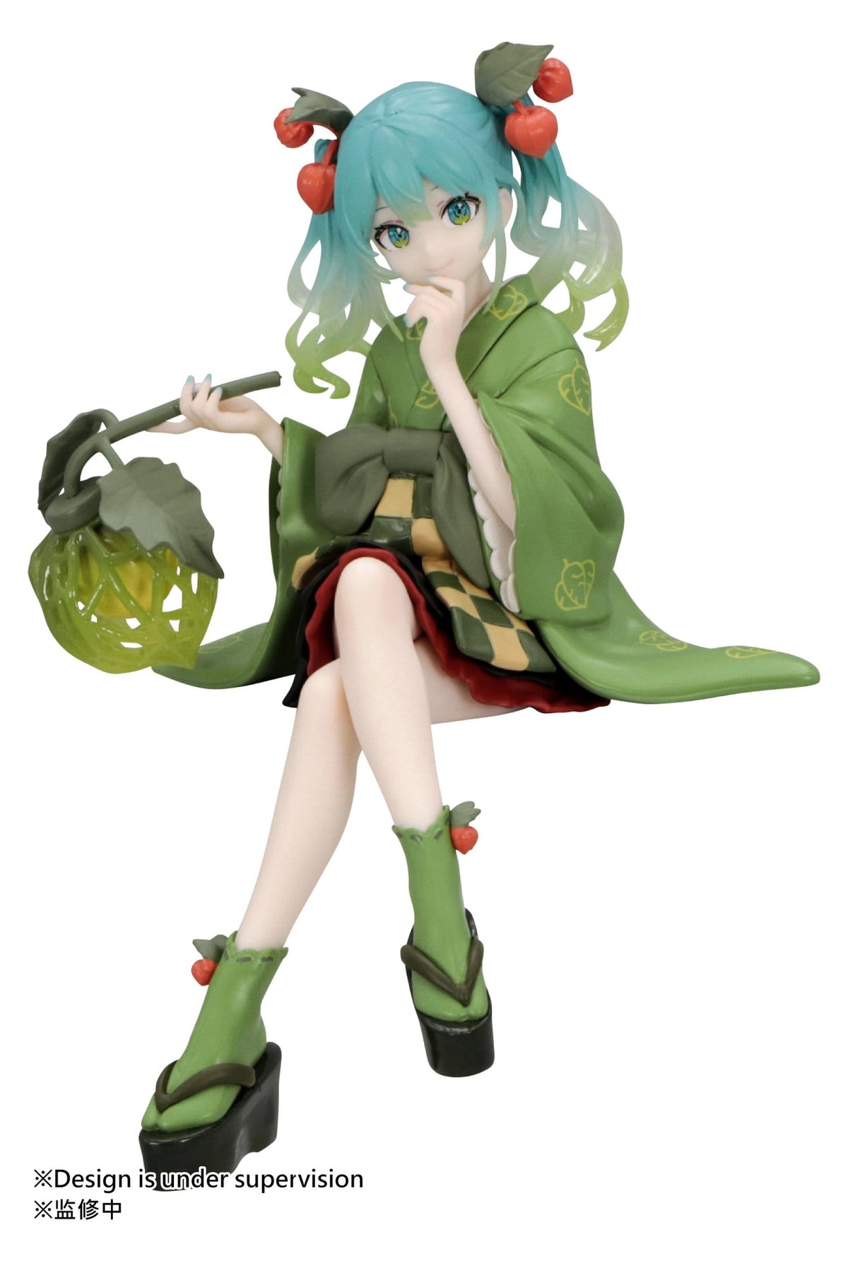 Hatsune Miku - Flower Fairy Winter Cherry - Green Color Noodle Stopper Figur (Furyu)