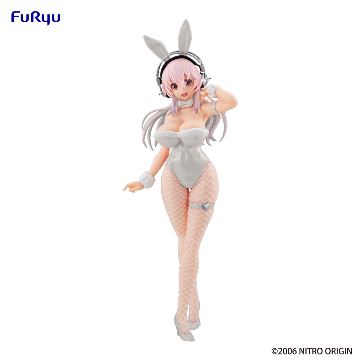 Super Sonico - Bicute Bunnies Figure Pearl White Ver. (Furyu)