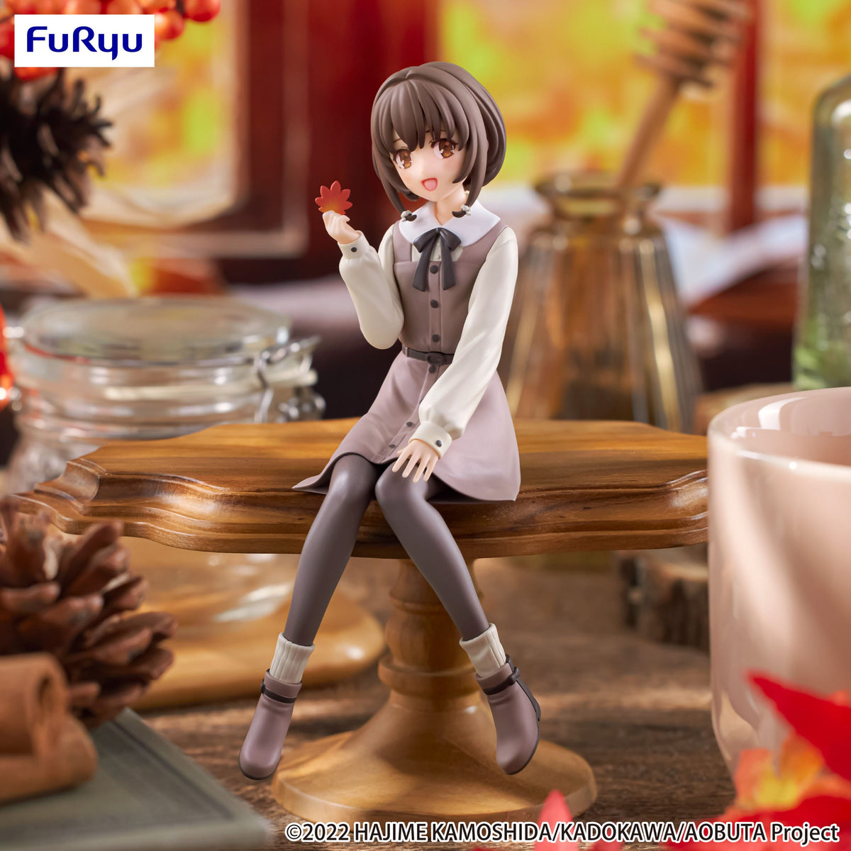 Rascal Does Not Dream of Bunny Girl Senpai - Kaede Azusagawa - Autumn Outfit Tapón de Fideos figura (Furyu)