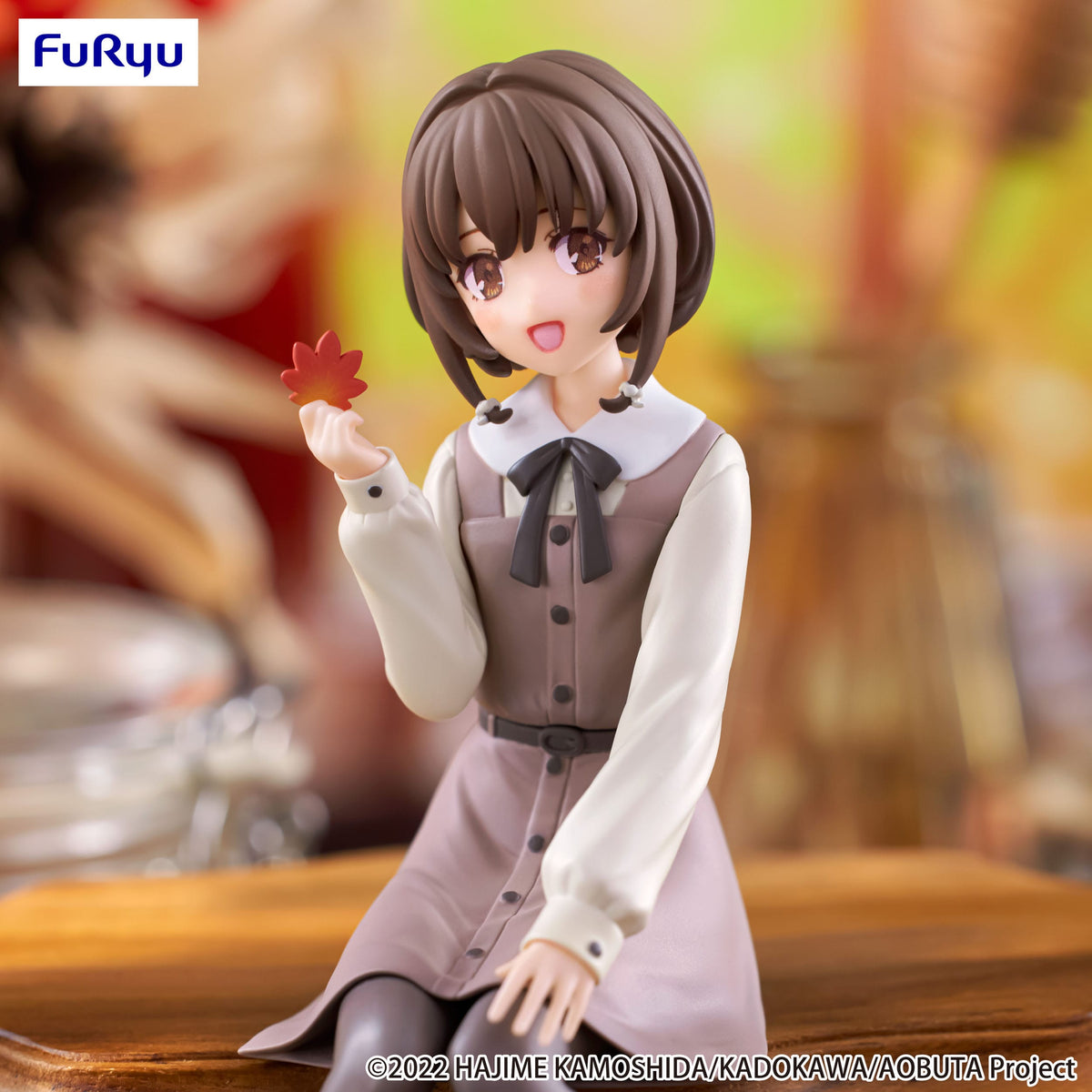 Il mascalzone non sogna la coniglietta Senpai - Kaede Azusagawa - Tappo per tagliatelle con outfit autunnale figura (Furyu)