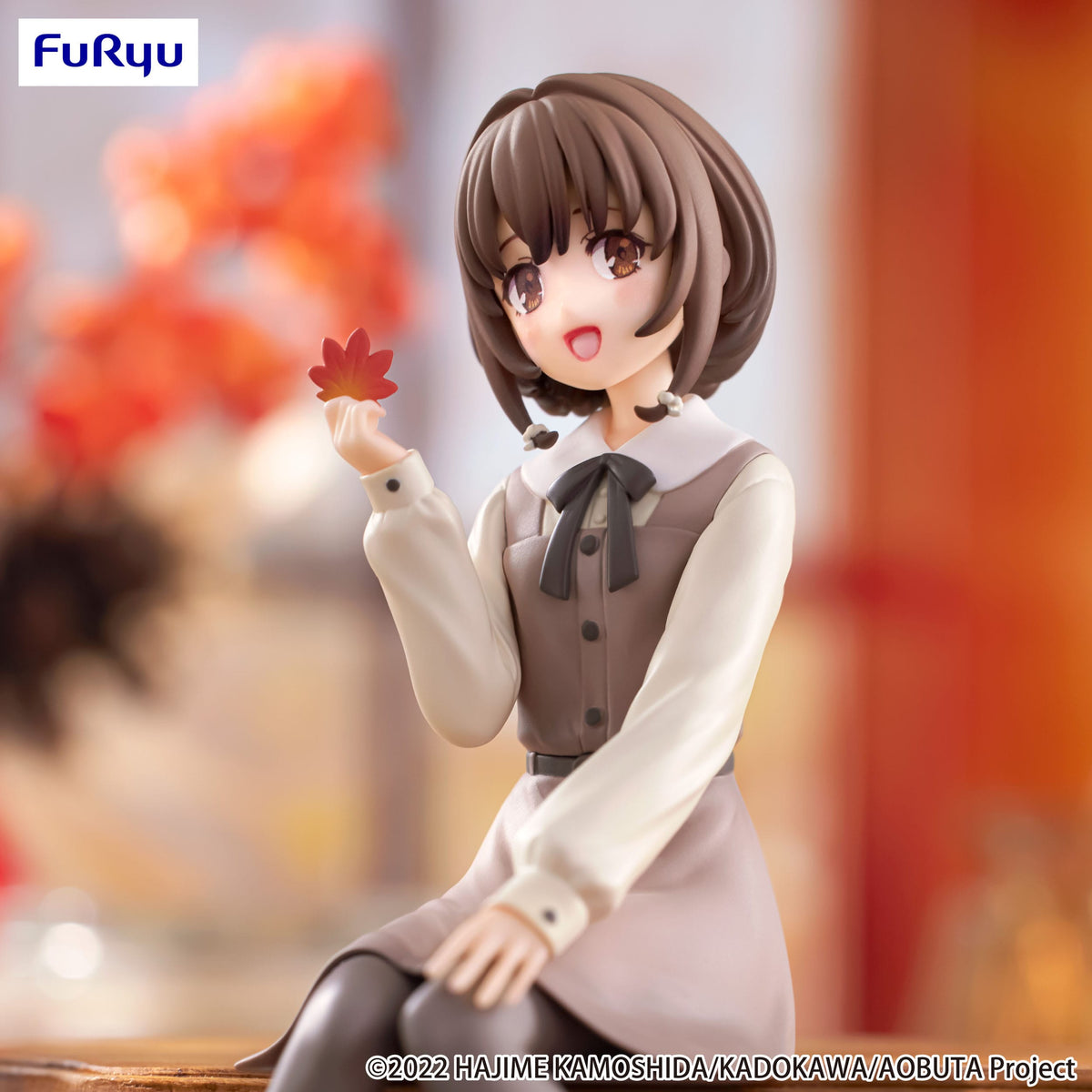 Il mascalzone non sogna la coniglietta Senpai - Kaede Azusagawa - Tappo per tagliatelle con outfit autunnale figura (Furyu)