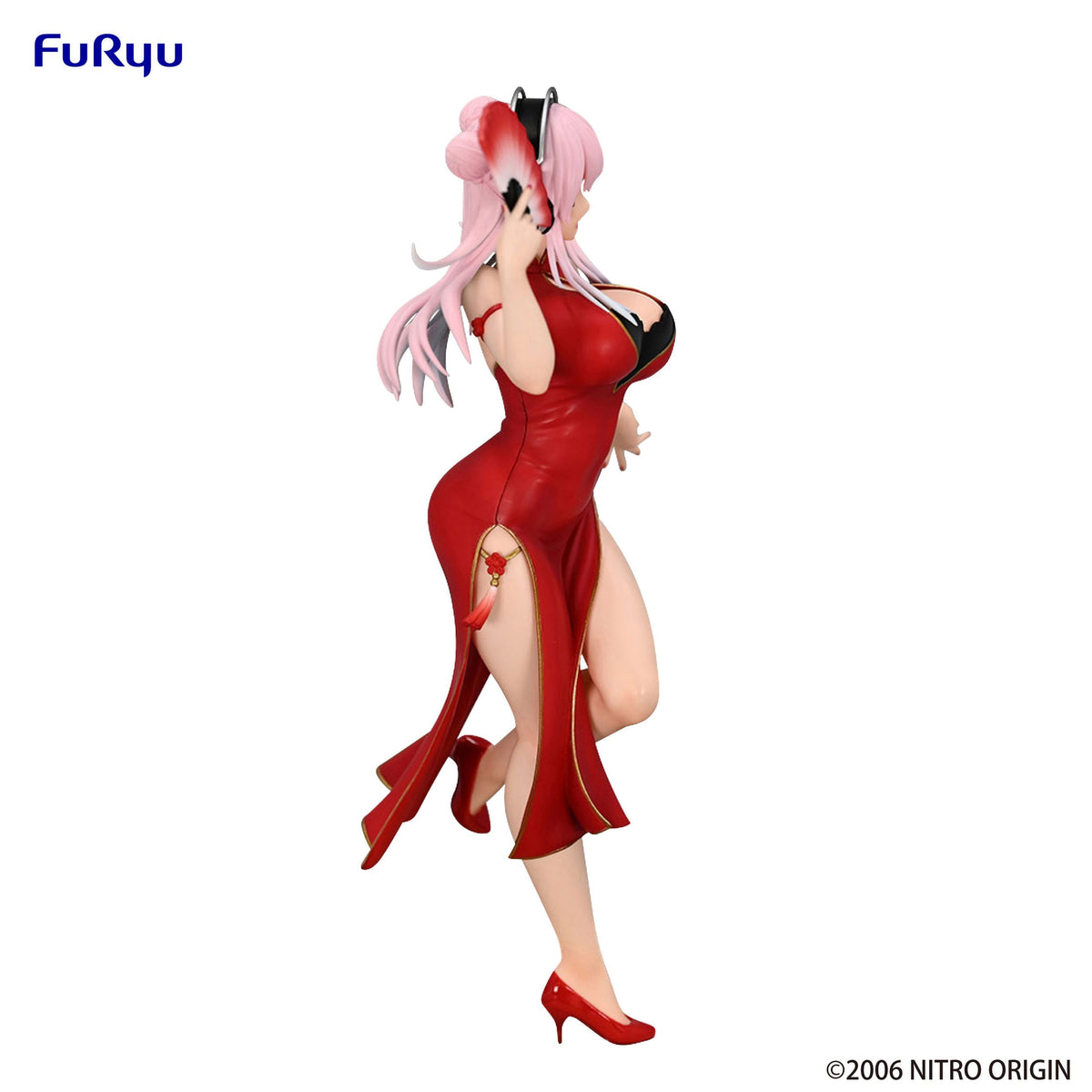 Super Sonico - China Dress Trio-Try-iT Figur (Furyu)