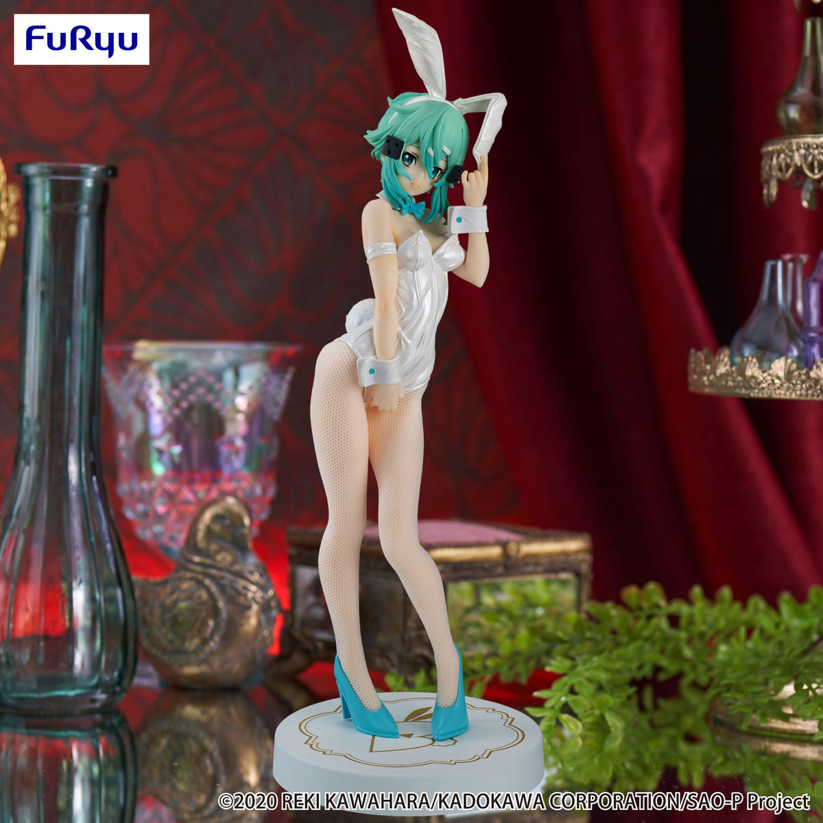 Sword Art Online - Sinon - Conejitos BiCute Perla Blanca figura (Furyu)