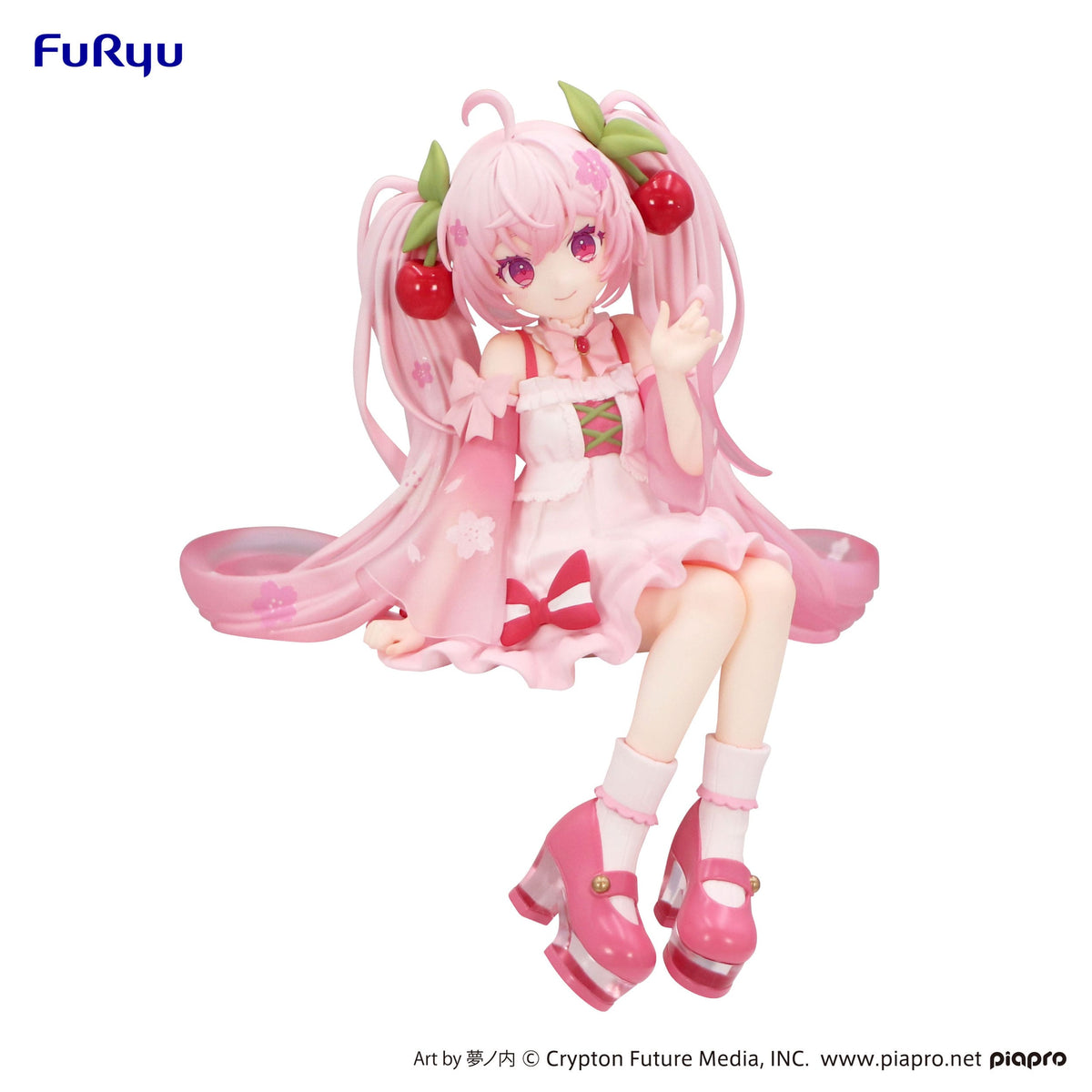 Hatsune Miku - Sakura Miku 2025 - Tapón de fideos figura (Furyu)